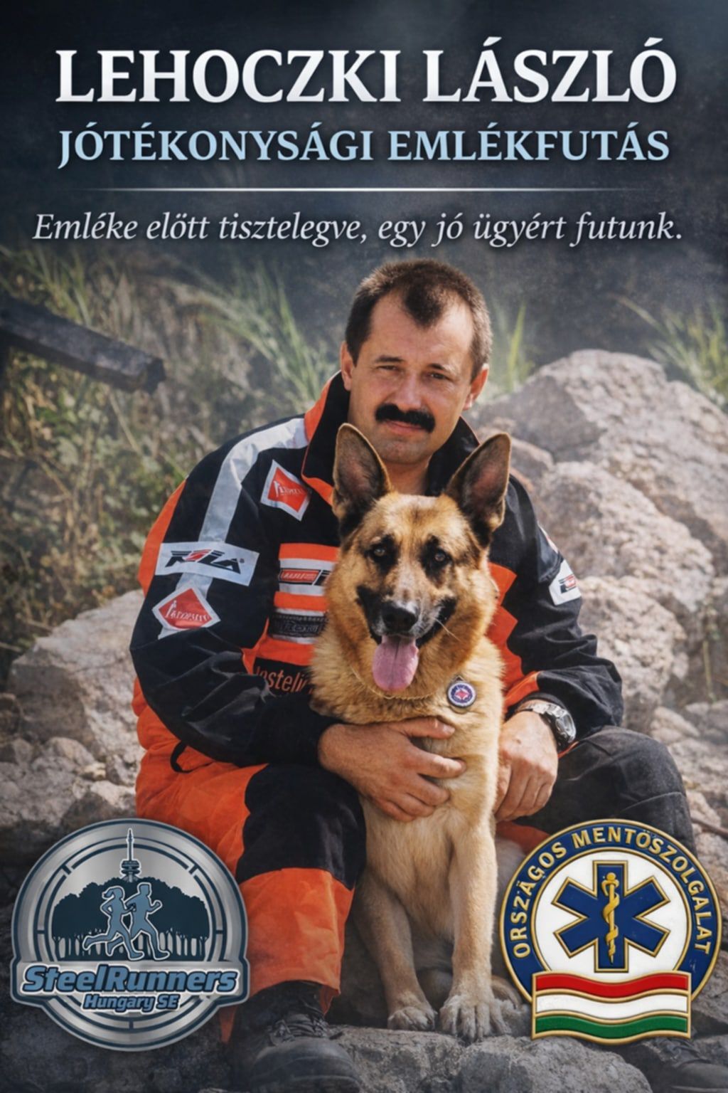 Lehoczki László Jótékonysági Emlékfutás plakát